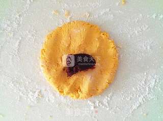 【豆沙南瓜饼】的做法步骤:8