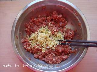 香菇肉末烤茄子的做法步骤:6