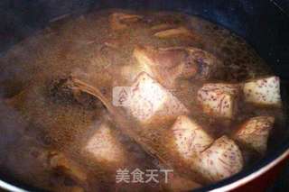 红烧蚝油芋头鸭的做法步骤:5