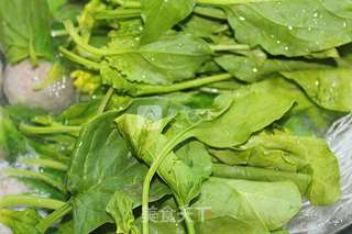 菠菜粉丝肉丸汤的做法步骤:7