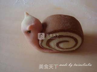 花样面食之蜗牛馒头的做法步骤:14