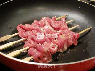#香煎牛肉串 的做法图解5