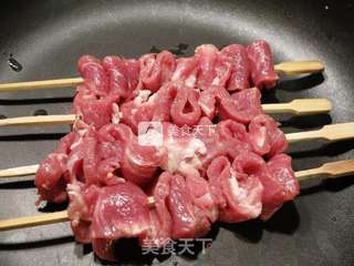 #香煎牛肉串 的做法图解4