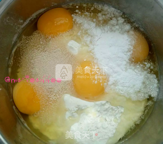 黑芝麻沙琪玛的做法步骤:2