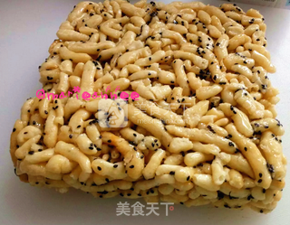 黑芝麻沙琪玛的做法步骤:20