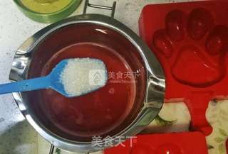 西瓜酸奶猫爪棒冰的做法步骤:4