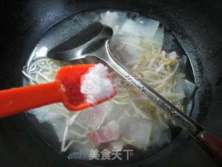 #咸肉绿豆芽冬瓜汤 的做法图解7