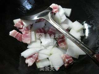 #咸肉绿豆芽冬瓜汤 的做法图解3