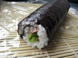 牛油果火腿寿司——两种卷法两样花色的做法步骤:13