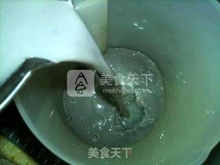 黑芝麻核桃豆浆的做法步骤:13