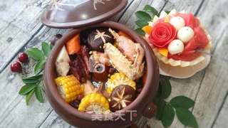 什锦汽锅鸡的做法步骤:11