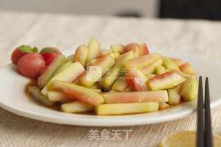 凉拌西瓜皮的做法步骤:3