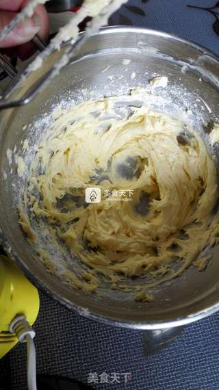 美式巧克力小酥饼的做法步骤:2
