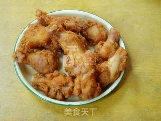 酥脆炸鸡根的做法步骤:7