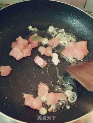 彩椒豆腐鸡丁的做法步骤：4