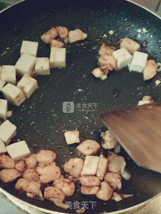 彩椒豆腐鸡丁的做法步骤：5