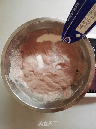 #信任之美#红豆沙牛奶软饼的做法步骤:7