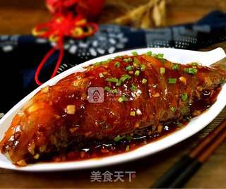 糖醋鲈鱼的做法步骤:8