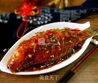 糖醋鲈鱼的做法步骤:10