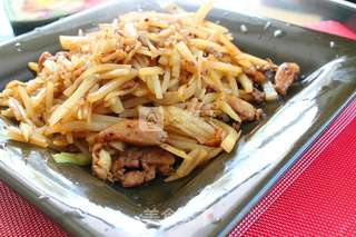 麻辣土豆鸡丝的做法步骤:11