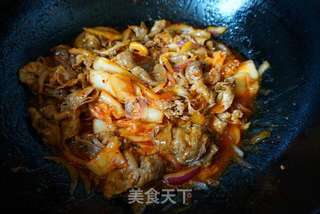 泡菜肥牛饭的做法步骤:9