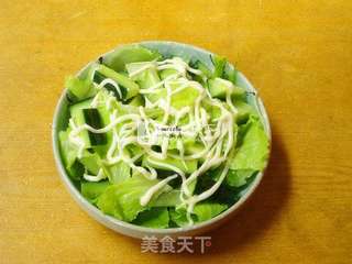 青瓜沙拉的做法步骤:4