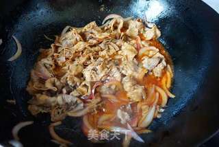 泡菜肥牛饭的做法步骤:8