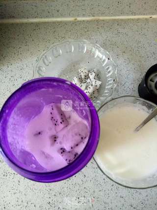 火龙果酸奶雪糕的做法步骤:4