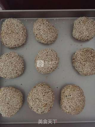 芝麻酱烧饼的做法步骤:14