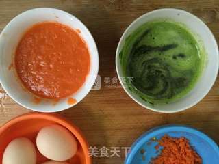 双色蛋饼的做法步骤:2