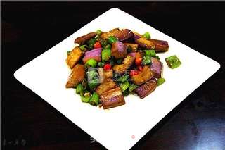 素小炒肉茄子丁素心居静不吸油的做法的做法步骤:15