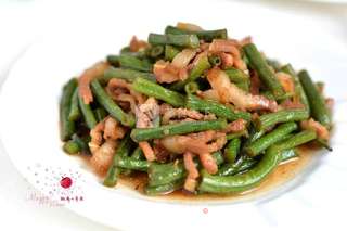 肉丝炒豇豆的做法步骤:10