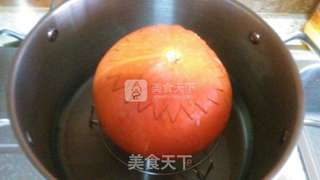 酒酿南瓜的做法步骤:4