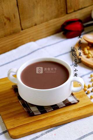 黑米浓豆浆的做法步骤:7