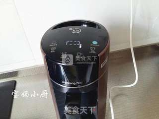 黑米浓豆浆的做法步骤:4