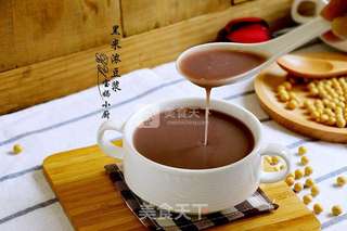 黑米浓豆浆的做法步骤:6
