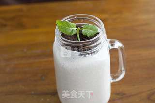 香蕉奥利奥奶昔的做法步骤:7
