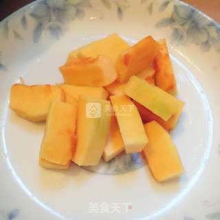 芝士南瓜蛋包饭的做法步骤:2