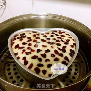 蔓越莓发糕的做法步骤:5