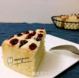 蔓越莓发糕的做法步骤:7