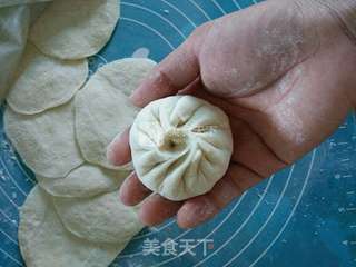 圆白菜猪肉包子的做法步骤:9