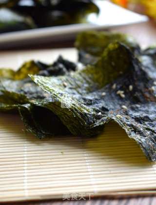 香酥孜然海苔的做法步骤:13