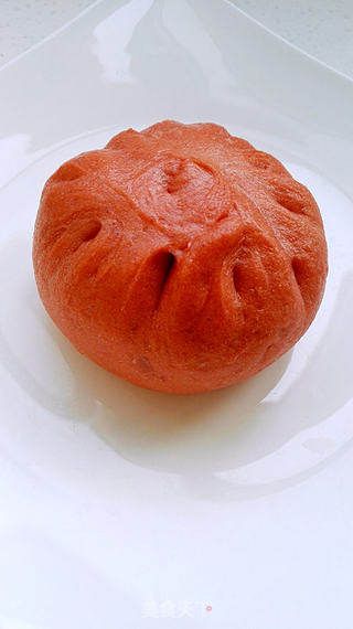 百变面食之红丝绒包子的做法步骤:21