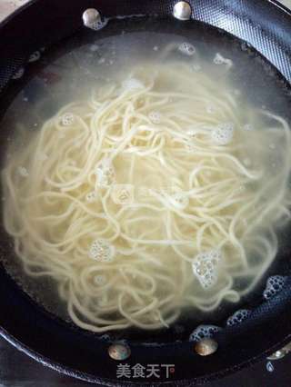 香菇肉酱面的做法步骤:12