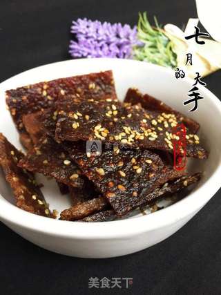 自制猪肉脯的做法步骤:13