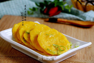 葱花玉米面饼的做法步骤:9