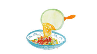 手绘食谱:湘菜馆里出镜率最高的——剁椒鱼头的做法步骤:5