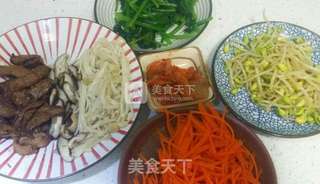 韩式石锅拌饭的做法步骤:6