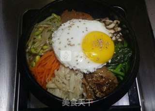 韩式石锅拌饭的做法步骤:13