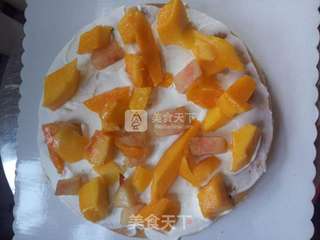 奶油水果蛋糕的做法步骤:7